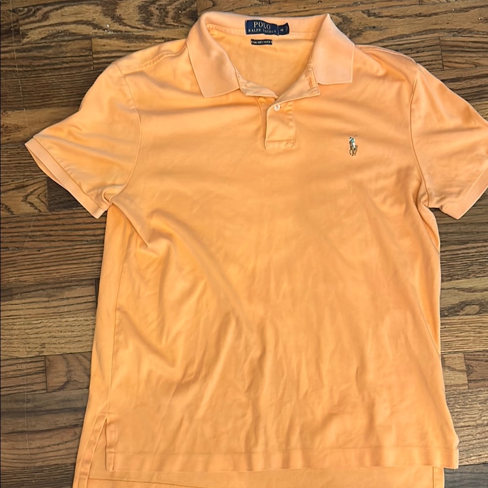 Polo by Ralph Lauren Orange Cotton Pique Polo